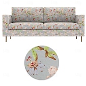 cheap Sofa Cover-100% Cotton 2-Seat 3-Seat Sofa Cover Floral Quilted Slipcovers  PARcover LITB PRIME cover