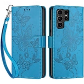 tanie Etui do telefonów Samsung-telefon Kılıf Na Samsung Galaxy S24 Ultra Plus S23 S22 S21 S20 Ultra Plus FE A55 A35 A25 A15 5G A54 A34 A14 A72 A52 A32 A22 A12 A53 A33 A23 A13 S25 Ultra Osłona tylna Z podpórką Magnetyczne z paskiem