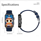 abordables Pulseras inteligentes-696 H23 Reloj inteligente 1.57 pulgada Pulsera inteligente Bluetooth Podómetro Recordatorio de Llamadas Seguimiento del Sueño Compatible con Android iOS Mujer Llamadas con Manos Libres Recordatorio