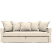 cheap Sofa Cover-Sofa Cover 100% Cotton Solid Color Quilted Cotton Slipcovers HOLcover LITB PRIME cover