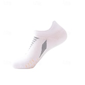 preiswerte Herrensocken-Herren 3 Stück Mehrfachpackungen Socken Laufsport Socken Freizeitsocken Schwarz Weiß Farbe Streifen Sport &amp; Natur Täglich Urlaub Grundlegend Mittel Frühling Herbst Modisch Brautkleider schlicht