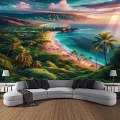 Desert Palm Tree Hanging Tapestry Wall Art Large Tapestry Mural Decor Photograph Backdrop Blanket Curtain Home Bedroom Living Room Decoration 12