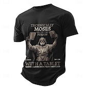 abordables Camiseta gráfica para hombres-Hombre Letra Refranes y citas Camiseta Camiseta superior 100% Algodón Manga Corta Gráfico Camisa Negro Verde Ejército Azul Oscuro Camiseta cómoda Calle Deporte Ropa de diseñador de moda
