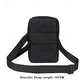 baratos saco de telefone universal-Capa de telefone jeans universal de 7,2 polegadas bolsa de cintura com zíper bolsa de cintura pendurada diagonal bolsa cruzada