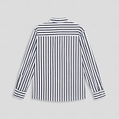 voordelige Heren Elite Overhemden-Voor heren Overhemd Button-down overhemd Effen Kleur Formeel Bruiloft Zwart Lange mouw Strijkijzer Lente &amp; Herfst Kleding Knop