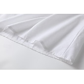 cheap Business Casual-Men&#039;s Shirt Chinese Collar Shirt Mandarin Collar Shirt Popover Shirt Casual Shirt Plain Vacation Street White Yellow Sky Blue Green Short Sleeve Band Collar Summer Clothing Apparel Button-Down