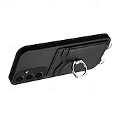 levne Pouzdra pro Samsung-telefon Carcasă Pro Samsung Galaxy S24 Ultra Plus S23 Ultra Plus S22 Plus Ultra A55 A35 A25 A15 5G A54 A34 A14 A53 A33 A23 A13 S25 Ultra Zadní kryt Držák na prsteny Slot pro kartu Nárazuvzdorné Retro