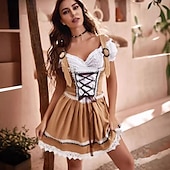 halpa Dirndl-Oktoberfest Mekot dirndl baijerilainen impi Saksa München Niityt Naisten Perinteinen tyyli kangas Pusero