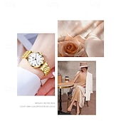 cheap Quartz Watches-New Olevs Olevs Brand Fashion Women&#039;S Quartz Watch Simple Fashion Trend Travel Sports Leisure Waterproof Steel Belt Women&#039;S Wristwatch