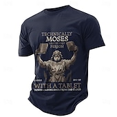 abordables Camiseta gráfica para hombres-Hombre Letra Refranes y citas Camiseta Camiseta superior 100% Algodón Manga Corta Gráfico Camisa Negro Verde Ejército Azul Oscuro Camiseta cómoda Calle Deporte Ropa de diseñador de moda