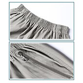baratos Ar livre-Homens Shorts táticos Bermuda Cargo Calção Com Cordão Cintura elástica Bolso multi Tecido Vestível Comprimento do joelho Ao ar livre Diário Acampar e Caminhar Moda Clássico Verde Tropa Azul Marinha