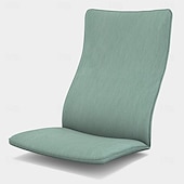 abordables Housse de canapé-Housse de coussin de chaise 100% coton couleur uniforme sans housse de coussin