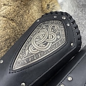 ieftine armură-Punk și gotic Medieval Renascentist Costum Cosplay Arme si Armuri Brățară Războinic Fecioara scutului Bărbați Viching Carnaval Mascaradă Scenă Târgul Renașterii LARP Adulți Brățări 1 bretele pentru