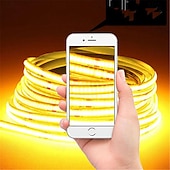 economico Strisce luminose USB-DC 5v usb cob strip 320leds/m nastro flessibile corda striscia luce bianco caldo bianco naturale lampada da notte tv retroilluminazione striscia led 1m 2m 3m 4m 5m decorazioni per la casa