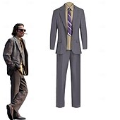 preiswerte Joker-Stil-Joker: Folie à Deux Joker 2 Joker Clown Mantel Bluse / Hemd Hose Cosplay Film Cosplay for Herren Erwachsene Karneval Maskerade Leistung Party