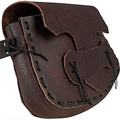 cheap Accessories and More-Retro Vintage Punk &amp; Gothic Medieval Bag Belt Bag Waist Bag Ranger Elven Men&#039;s Women&#039;s Unisex Celtic Viking Fantasy Halloween Carnival Masquerade Party / Evening LARP Ren Faire Adults&#039; Bag