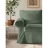 cheap Sofa Cover-Cotton 1 Seat Chair Sofa Cover with Cushion Cover , Replacement  Armchair Cover 1 Seat Couch Slipcover for Dogs, Replacement Sofa Furniture Protector  LITB PRIME cover Ektcover
