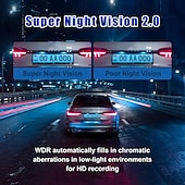 cheap Car DVR-Car Car Recorder 4K Full UHD Car Camera Front and Rear Car Car Recorder with Night Vision 24 Hour Parking Mode WDR Motion Detection