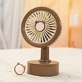 cheap Heating &amp; Cooling-Mini Desktop Fan - Portable, Convenient Three-Speed Cooling Fan, Powerful Rechargeable Fan for Students, Home, Office, and Outdoor Use