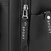 cheap Men&#039;s Bags-Men&#039;s Crossbody Bag Messenger Bag Oxford Cloth Daily Holiday Zipper Large Capacity Multi Carry Solid Color Black Blue Green