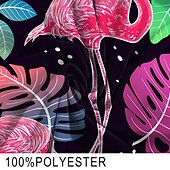 baratos Animais &amp; Aves-Homens Folha Flamingo Plantas Calção Justo de Natação Shorts de Natação Bermuda de Surf Cintura Média Moda Designer Surf Feriado Praia Bolsos Com Cordão Cintura elástica Designer Roupa