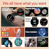 Χαμηλού Κόστους Smartwatch-Έξυπνο ρολόι hk85 1.43 amoled bt call nfc παρακολούθηση υγείας πάντα σε οθόνη παρακολούθηση αθλητικών έξυπνων ρολογιών γυμναστικής