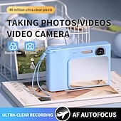 abordables Caméras d&#039;action-Nouvelle caméra étudiant rétro ccd carte machine appareil photo reflex d&#039;entrée de gamme 4k haute pixel double caméra lumière de remplissage
