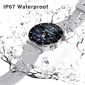 tanie Smartwatche-696 QW33 Smart Watch tracker fitness ECG PPG przypomnienie Bluetooth Android iOS IP67 46 mm 1,28