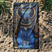 זול סטים של מגבות חוף-שמיכת חוף מגבת חוף מתייבשת במהירות הדפסת תלת מימד 100% מיקרו סיבי שמיכות רכות נוחות