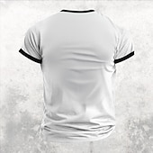 Недорогие Спортивные футболки для зала-Муж. Американский флаг США Орел Патриот Футболка С короткими рукавами Футболка 3D печать Рубашка На каждый день Повседневные Белый Красный Темно-синий Весна лето Одежда S M L XL XXL 3XL