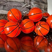 cheap Battery String Lights-1pc Waterproof Football String Light with Remote Control, Euro Cup Football/Baseball/Rugby/Basketball/ String Light 3M-20Leds Indoor and Outdoor Atmosphere Decoration Light String Beer Festival
