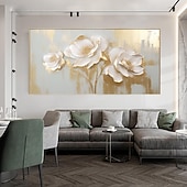 ieftine Picturi Florale/Botanice-pictură în ulei forală pictură manuală abstractă artă cu flori 3d pictură în ulei pe pânză pictură în ulei peisaj natural realizat manual decorarea casei pictură în ulei cu flori de trandafir artă