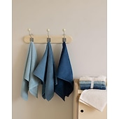 cheap Towel Sets-Macaron Color Solid Color Thickened Cotton Towel Adult Couple Combination Cotton Face Towel