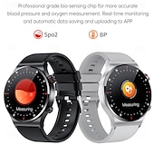 tanie Smartwatche-696 QW33 Smart Watch tracker fitness ECG PPG przypomnienie Bluetooth Android iOS IP67 46 mm 1,28
