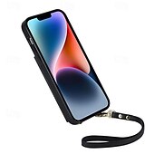 economico Cover per iPhone-telefono Custodia Per iPhone 16 15 14 Pro Max Plus iPhone 13 12 11 Pro Max Mini Custodia Portafoglio Cerniera con Cordino Con Cinturino da Polso Retrò TPU Pelle PU