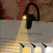 abordables Luces de lectura-1/2 piezas mini luz de libro plegable, protección para los ojos luz de lectura clip-on 360 flip lámpara de estudio batería recargable lámpara de lectura de dormitorio de viaje