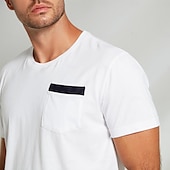 ieftine Tricouri și maieuri pentru bărbați de elită-Bărbați Grafic Tricou Tee Top Manșon scurt Tricou Stil Nautic Cămașă Modă Exterior Casual Stradă Casual Zilnic Alb Bleumarin Primavara vara Îmbrăcăminte S M L XL XXL