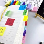お買い得  事務用品-色付きキューブ付箋ミニins自己粘着付箋紙インデックスノート