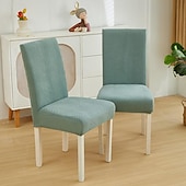 billige Spisestoltrekk-spisestuetrekk til hjemmet polar fleece stoff stoltrekk stretch slipcovers sete stoltrekk