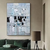economico Quadri astratti-dipinti ad olio fatti a mano su tela decorazione artistica da parete astratta moderna per la decorazione domestica pittura senza cornice arrotolata non stirata