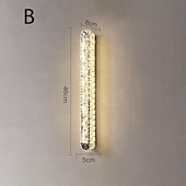 economico Luci da parete-applique da parete per interni a led luce a 3 colori 5/11 cm lampada da parete creativa di lusso ceystal moderno stile nordico soggiorno lampada da sfondo per tv semplice lampada da comodino camera da