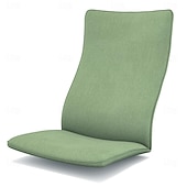 abordables Housse de canapé-Housse de coussin de chaise 100% coton couleur uniforme sans housse de coussin