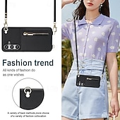 cheap Samsung Cases-Phone Case For Samsung Galaxy S24 S23 S22 S21 S20 Ultra Plus FE S25 Ultra Back Cover Wallet Case Zipper with Lanyard Kickstand Retro TPU PU Leather