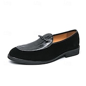 levne Poloformální-pánské hnědé mokasíny z umělého semiše s krokodýlím vzorem a mašlí – stylové slip-on boty pro formální i neformální příležitosti