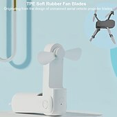 cheap Heating &amp; Cooling-Mini Portable Fan: USB Rechargeable, Quiet Handheld/Desktop Design, Foldable for Office/Home, Powerful 3-Speeds, Ideal for Outdoor Travel, Doubles as Power Bank, Compact Pocket Size