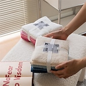 cheap Towel Sets-Macaron Color Solid Color Thickened Cotton Towel Adult Couple Combination Cotton Face Towel