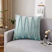 cheap Textured Throw Pillows-Decorative Toss Pillows Velvet Cover for Pillows Pillow Case Cover Home office Pillow Case Cover Modern Sample Room Cushion Cover Outdoor Cushion for Sofa Couch Bed Chair Pink Blue Sage Green Purple