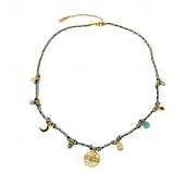 voordelige Kettingen en hangers-1 stuk Ketting For Dames Straat Dagelijks Legering Retro Munt