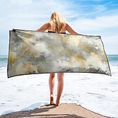 levne sady plážových ručníků-barevná plážová osuška 100% mikrovlákno pohodlné přikrývky nadrozměrná plážová osuška, 35&quot; x 70&quot;, velká koupací osuška pro dospívající dospělé, rychleschnoucí, savá, měkká, všestranná na cesty, do