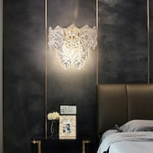 abordables Appliques murales d&#039;intérieur-appliques murales d&#039;intérieur à LED source de lumière 3 couleurs 30 cm 2 lumières Vienne spectre complet magnificence applique murale moderne métal verre e14 pour chambre salle de bain vanité salon